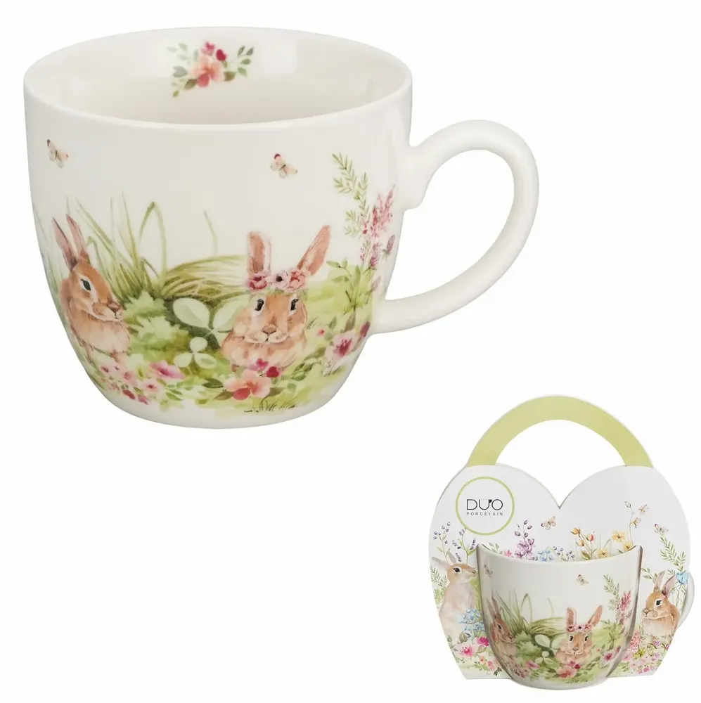 Tea and coffee accessories - mug with paper sleeve Spring bliss - KARENA INTERNATIONAL