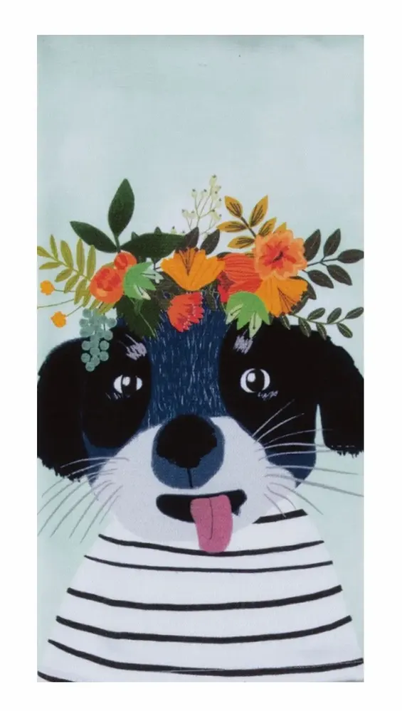 Dish towels - kitchen towels flowers everywhere - KARENA INTERNATIONAL