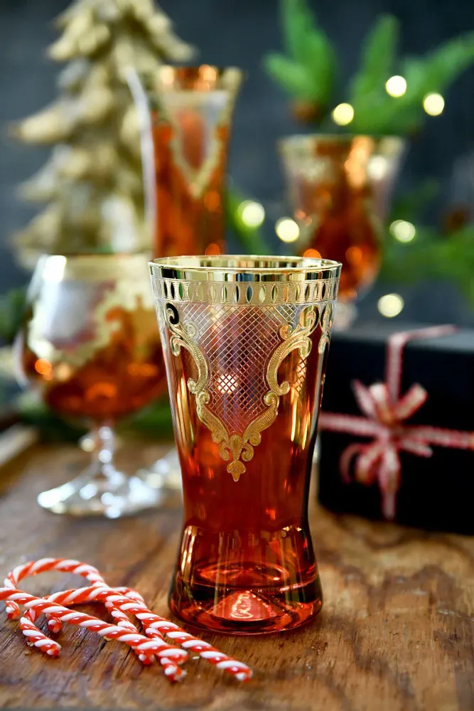 Verres à pied - Incroyable boisson longue durée Angel Red-ard - COMBI POLAND GLASS DECORATOR