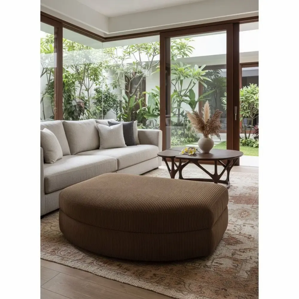 Poufs - Pouf ROMA marron - EMPREINTE DU TEMPS