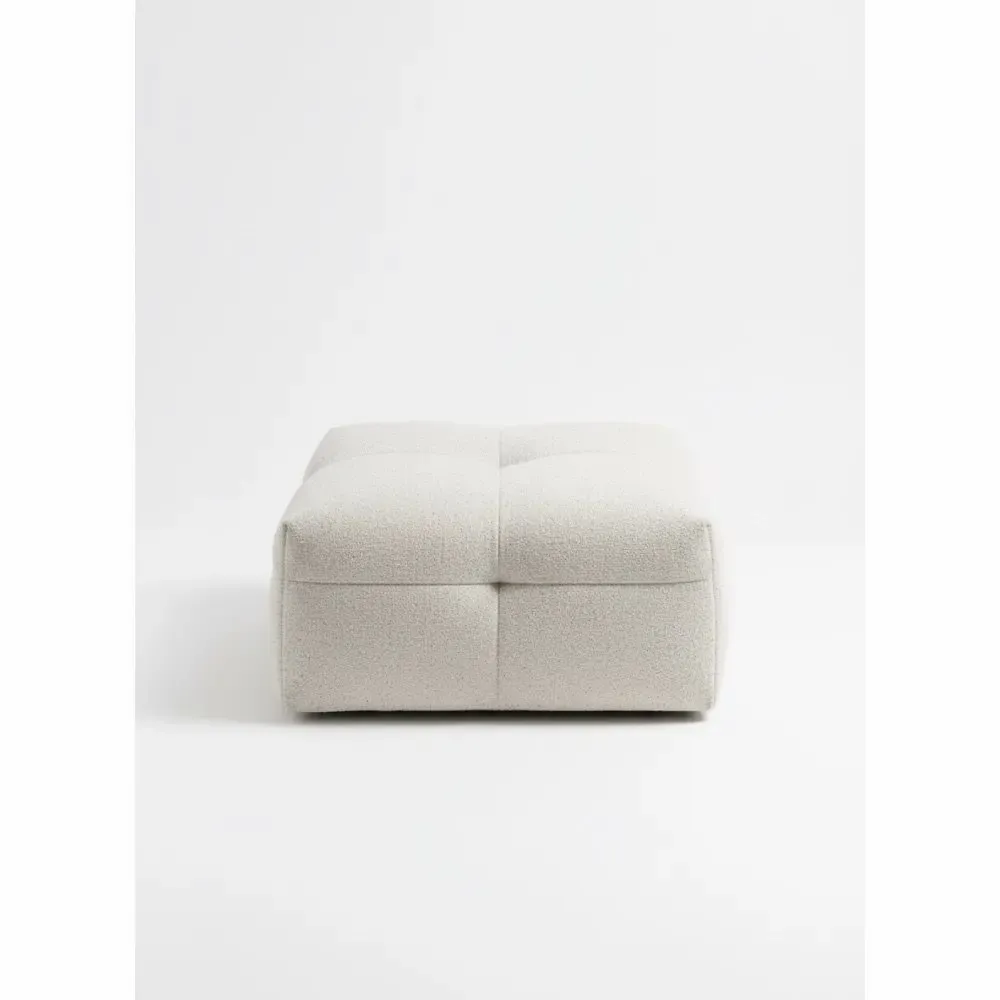 Poufs - Pouf ASTANA écru - EMPREINTE DU TEMPS