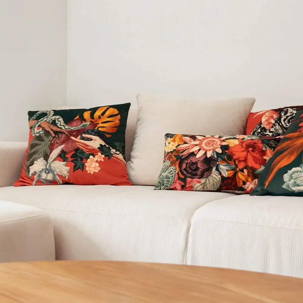 Coussins - Coussin en velours Boucan 30x50cm - IBRIDE