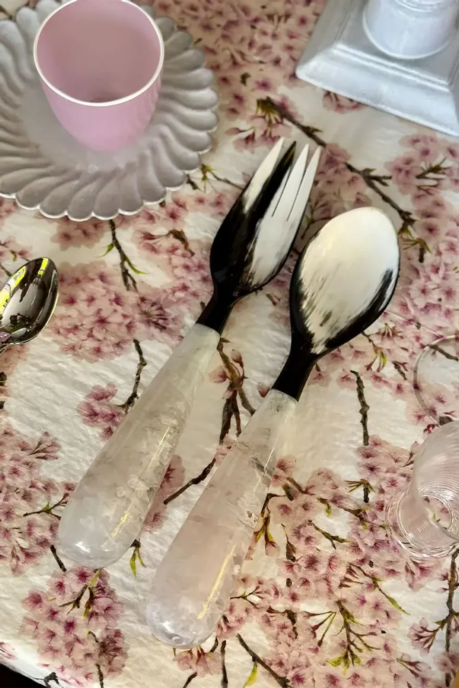 Linge de table textile - Nappe et serviettes en lin BLOSSOM - SUMMERILL AND BISHOP