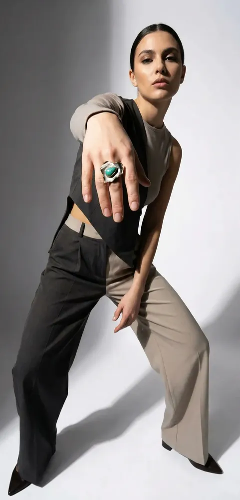 Jewelry - Lake of Kythira Ring - V UNIQUENESS FINE GREEK JEWELRY