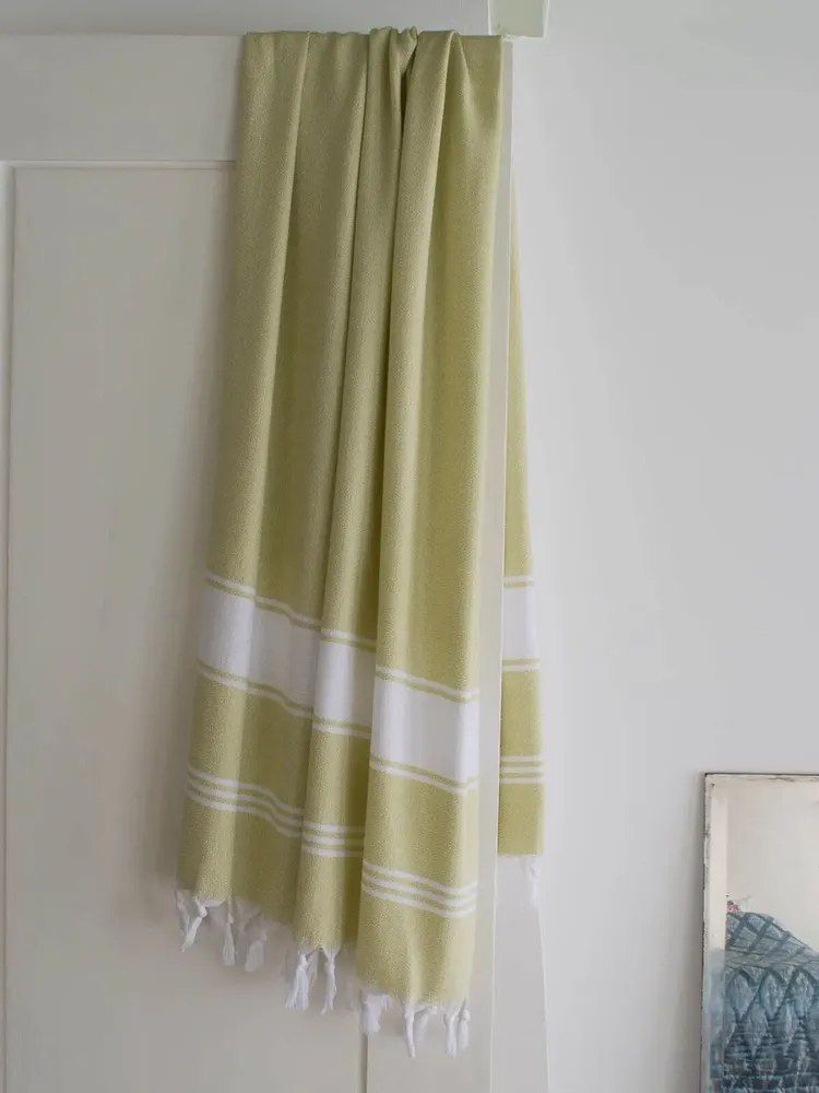Other bath linens - hammam towel linden/white - OTTOMANIA
