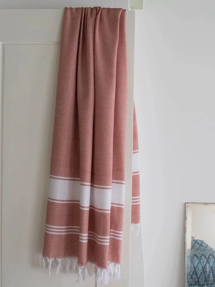 Autres linges de bain - fouta cuivre/blanc - OTTOMANIA