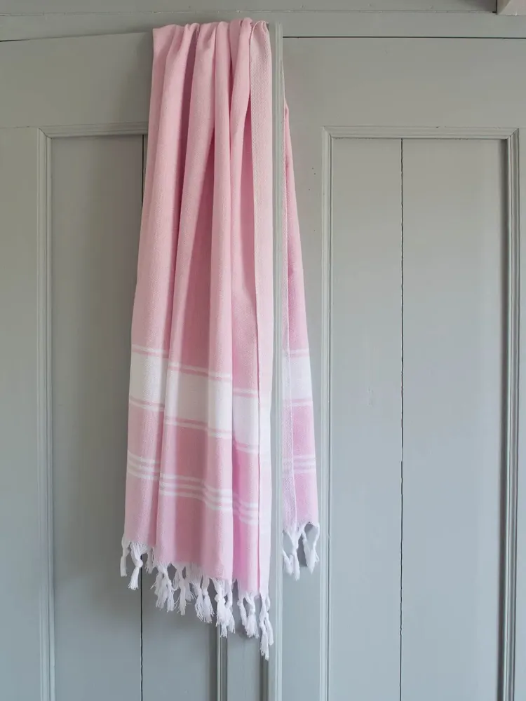 Other bath linens - hammam towel pink/white - OTTOMANIA