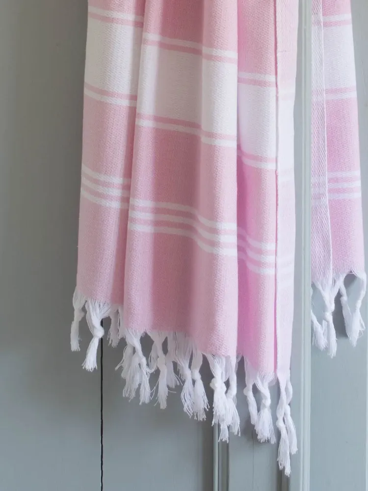 Other bath linens - hammam towel pink/white - OTTOMANIA