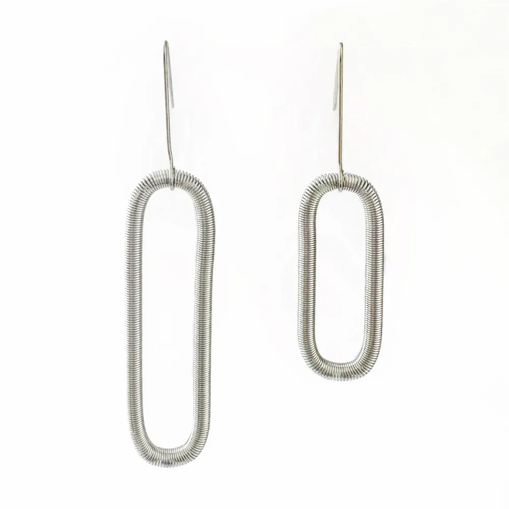 Objets de décoration - BOUCLE D'OREILLE CHAIN STEEL - LA MOLLLA® BIJOUX