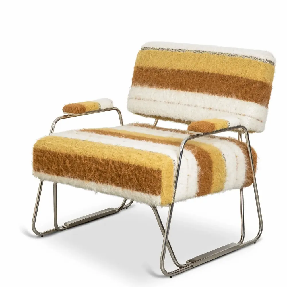 Lounge chairs for hospitalities & contracts - Apollo Armchair in Stainless Steel - DUISTT