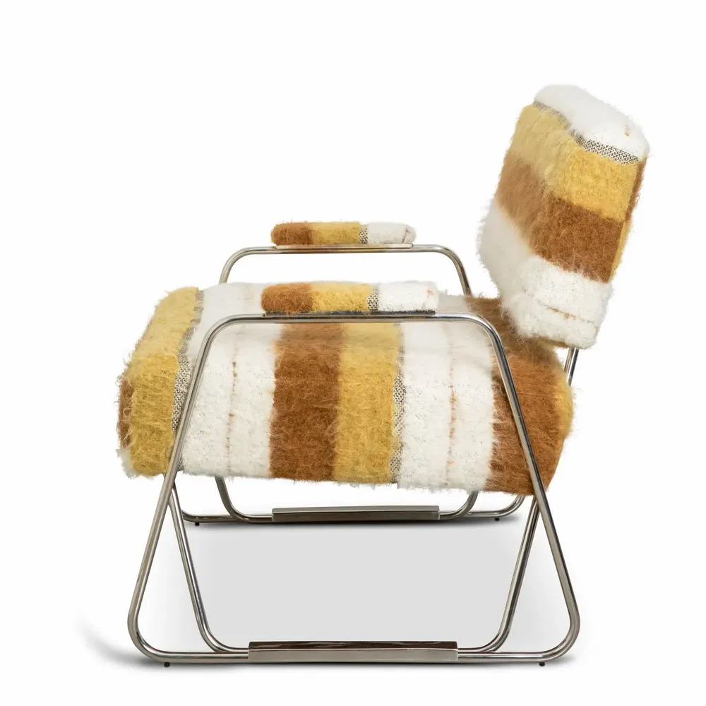 Lounge chairs for hospitalities & contracts - Apollo Armchair in Stainless Steel - DUISTT