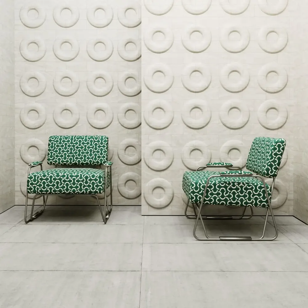 Lounge chairs for hospitalities & contracts - Apollo Armchair in Stainless Steel - DUISTT