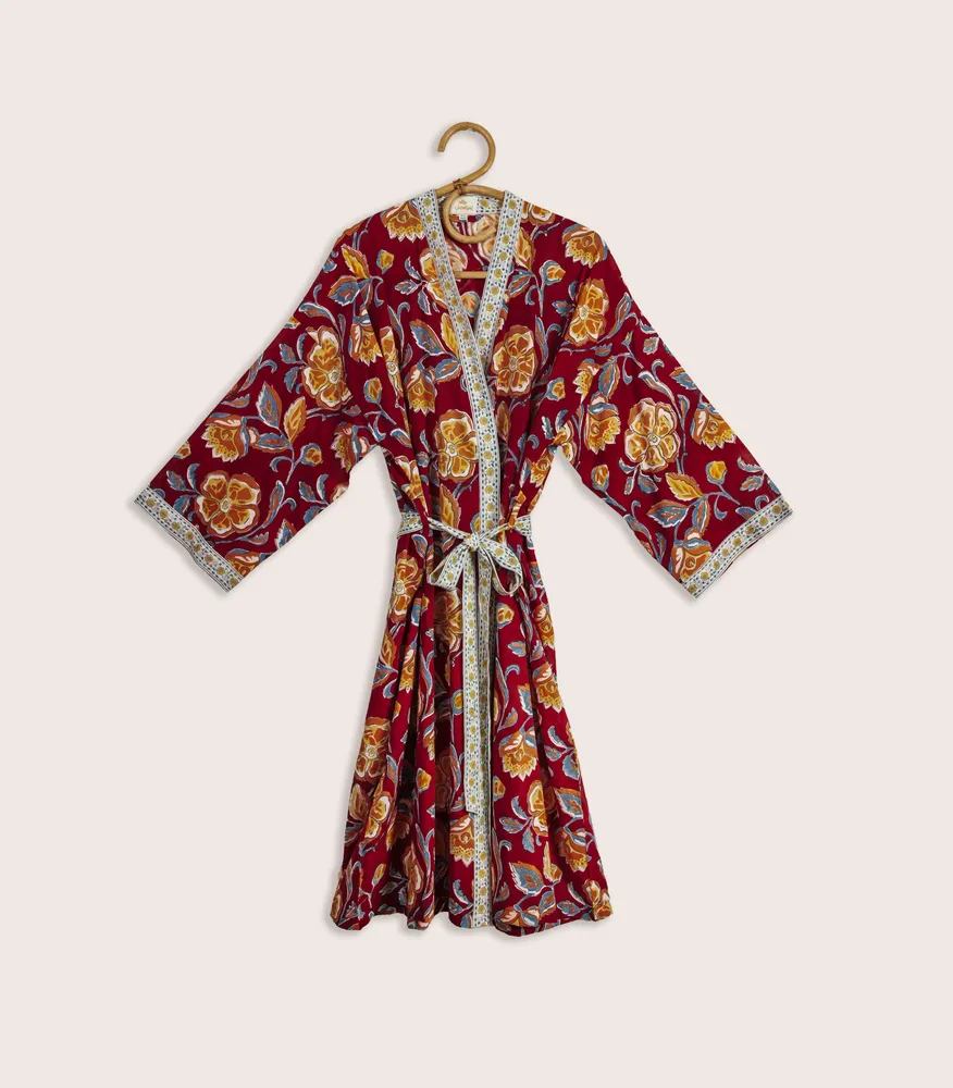 Prêt-à-porter - Kimono LONI Red - JAMINI BY USHA BORA