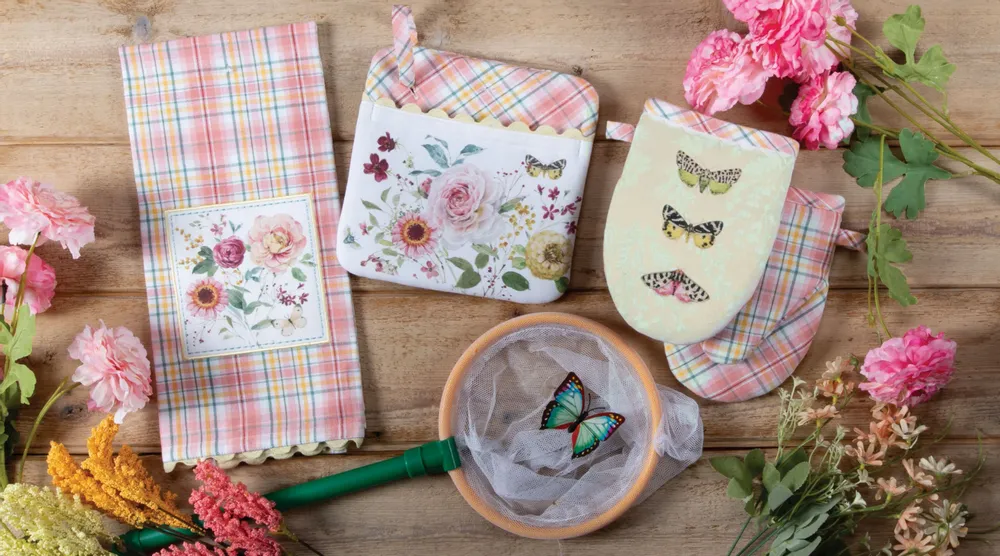 Tea towel - sketchbook kitchen linen - KARENA INTERNATIONAL