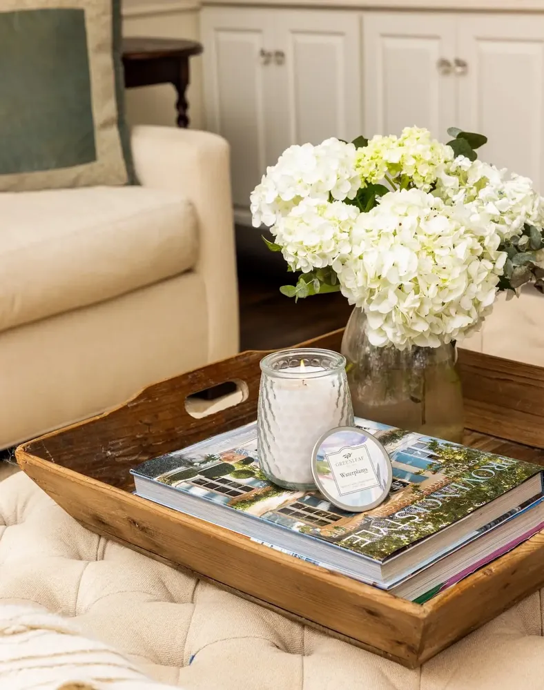 Candles - Greenleaf candle jar - KARENA INTERNATIONAL