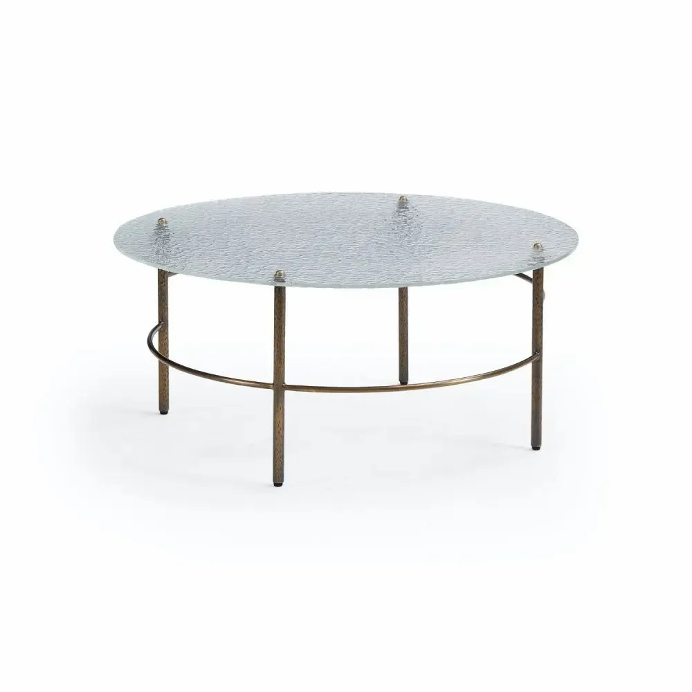 Coffee tables - TRIO of bubble glass coffee tables - EMPREINTE DU TEMPS