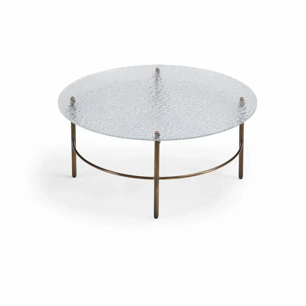 Coffee tables - TRIO of bubble glass coffee tables - EMPREINTE DU TEMPS
