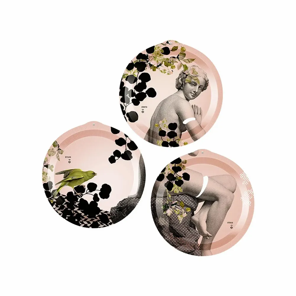 Plateaux - Triptyque du Parc - plateau décoratif mural - IBRIDE