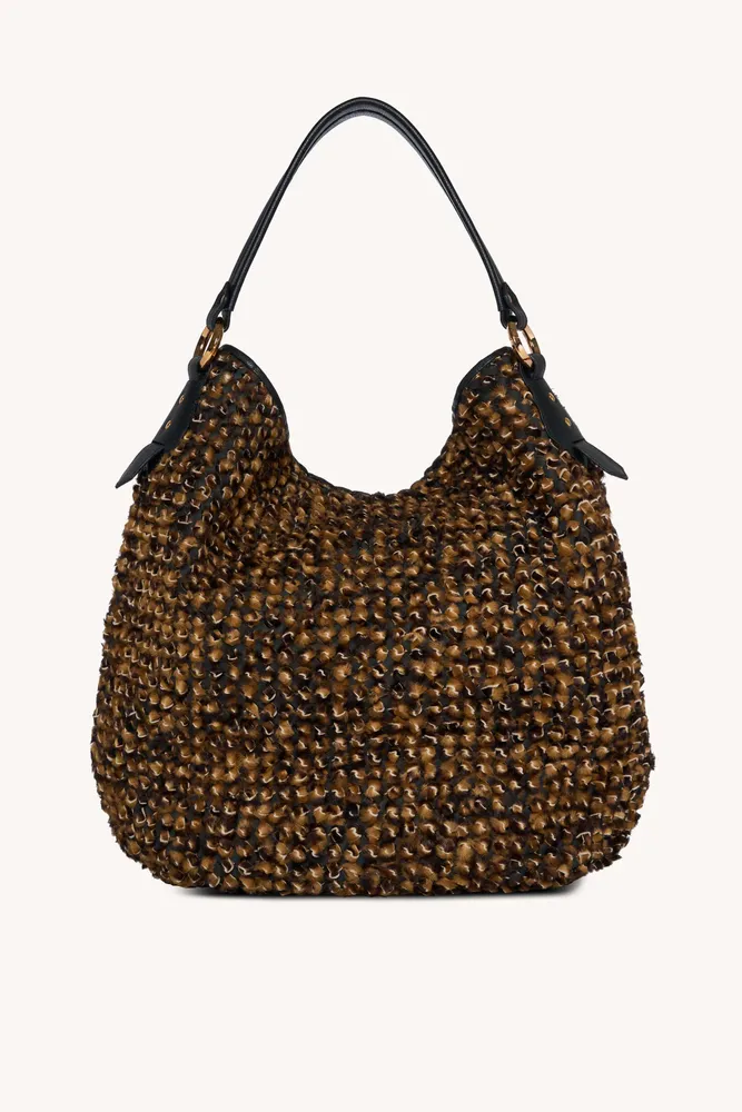 Bags and totes - Hobo bag with knot detail handmade weaving - SAPAF 1954