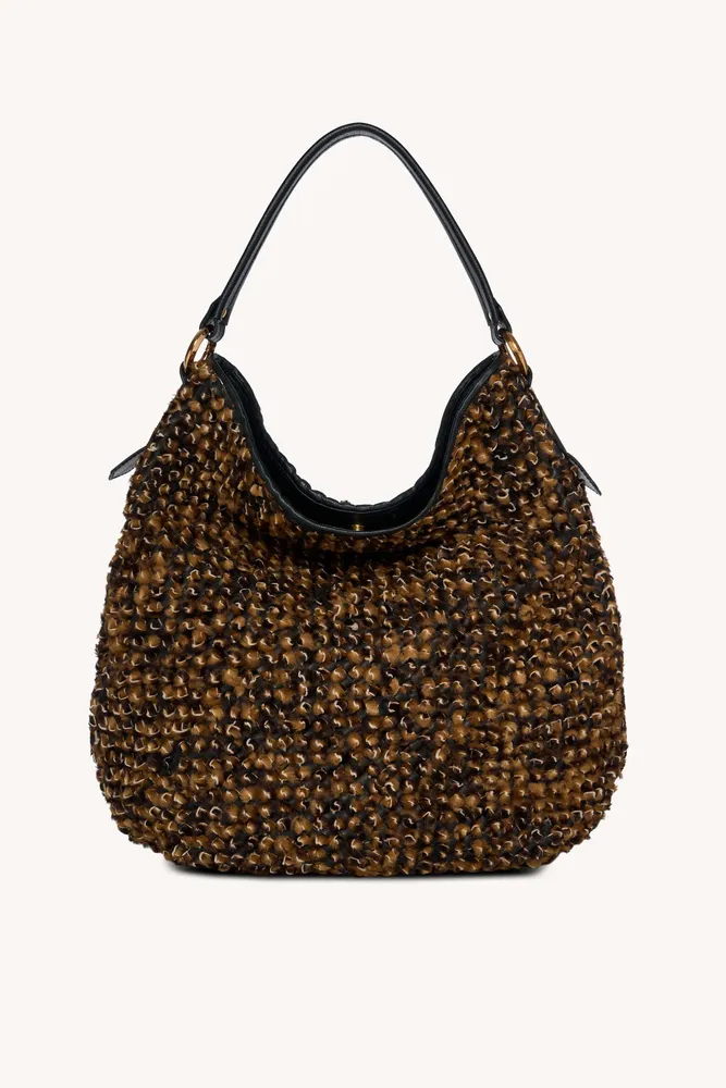 Bags and totes - Hobo bag with knot detail handmade weaving - SAPAF 1954