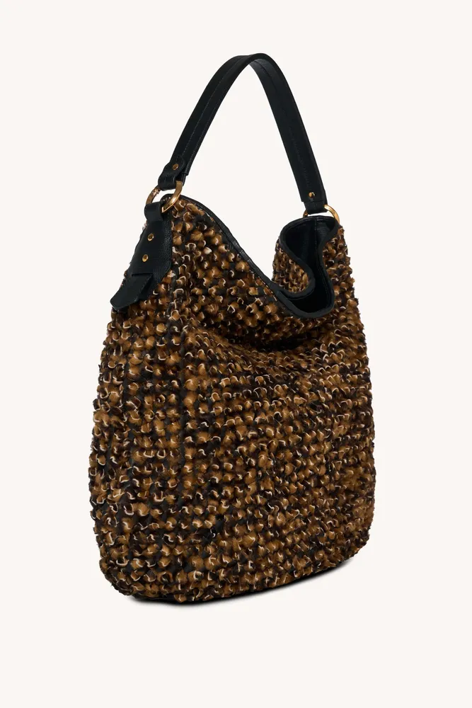 Bags and totes - Hobo bag with knot detail handmade weaving - SAPAF 1954