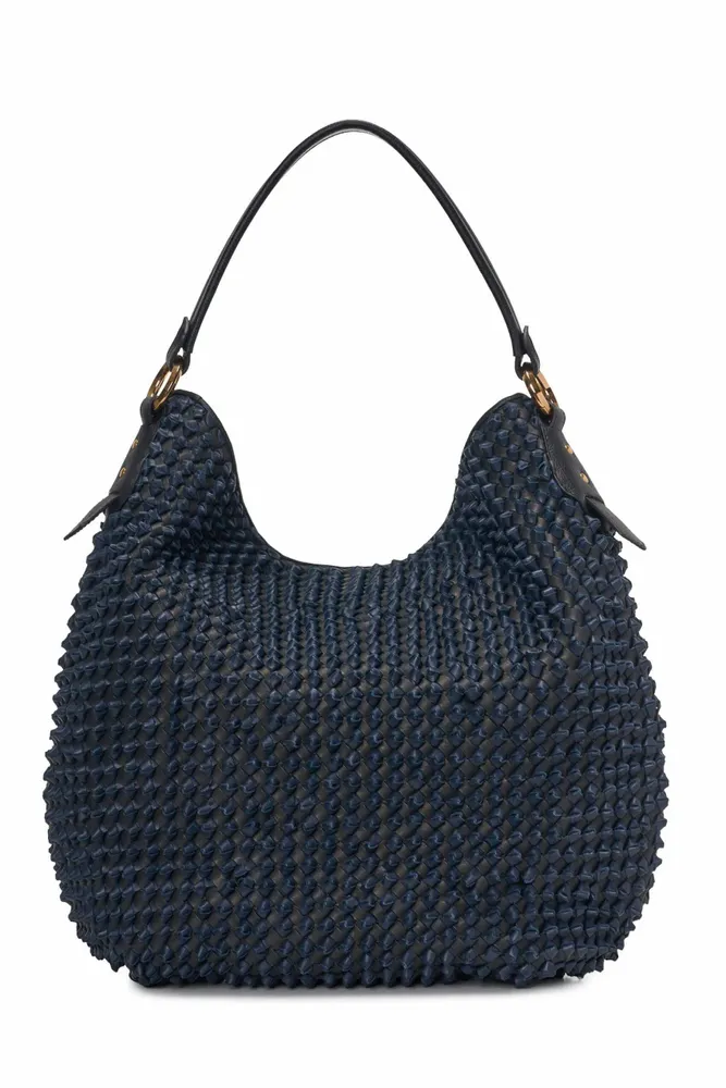 Bags and totes - Hobo bag with knot detail handmade weaving - SAPAF 1954