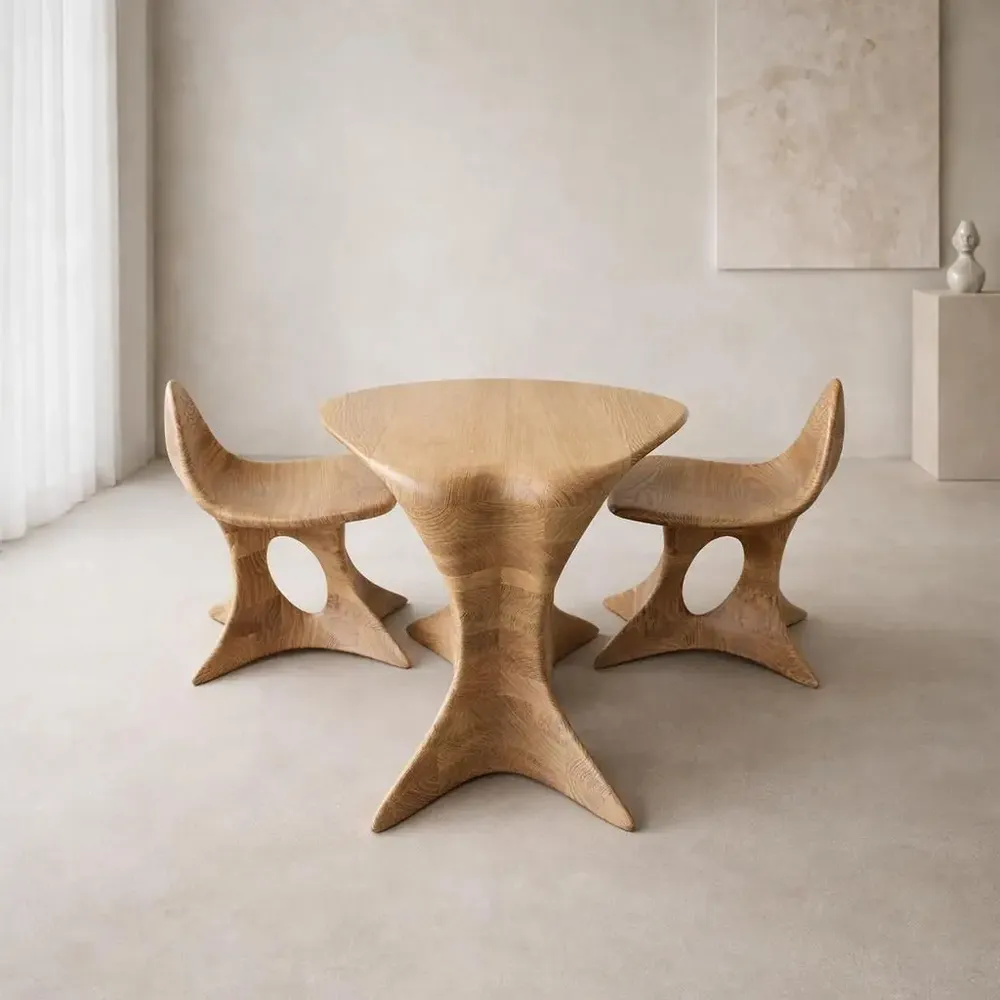 Coffee tables - Aphrodite Collection | Exclusive Table Set Series | Solid Oak Wood - NEXART
