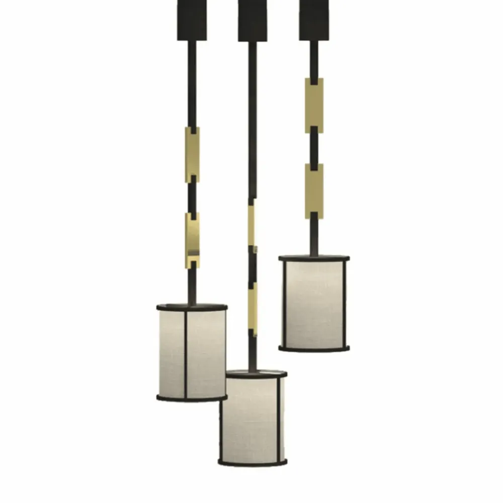 Hanging lights - CHAIN Pendant light in brass - DUISTT