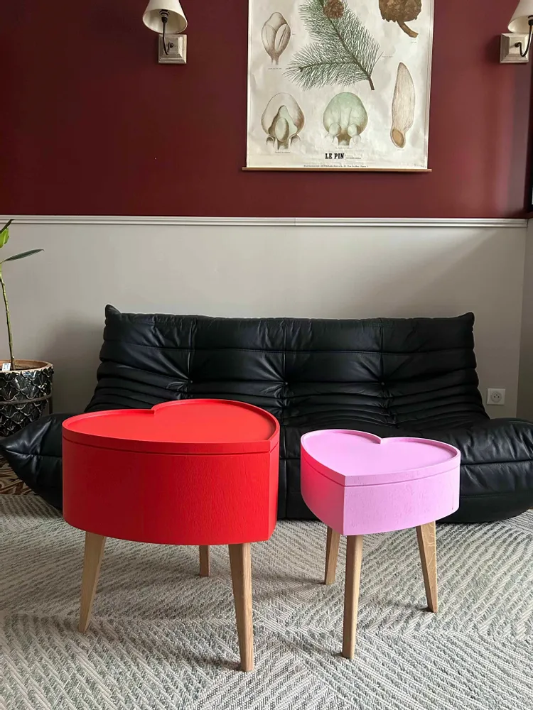 Coffee tables - VALENTINE'S HEART - RÉ- ÉDITION