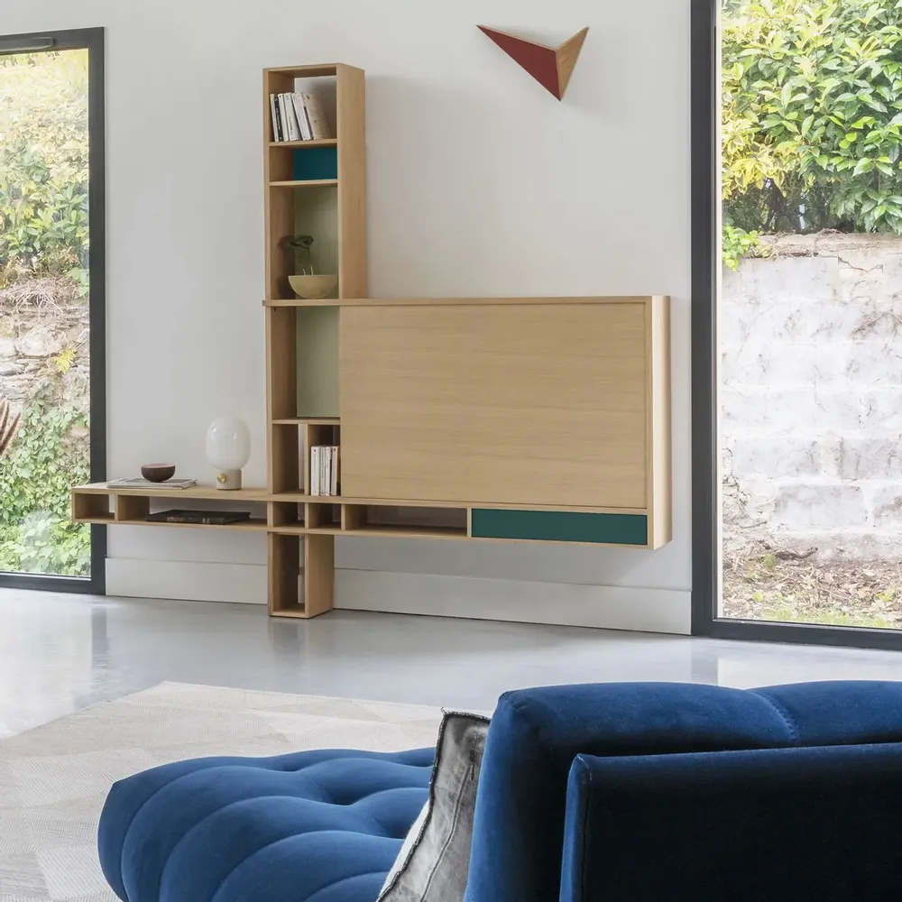 Office furniture and storage - ORTHO TV stand - DRUGEOT MANUFACTURE