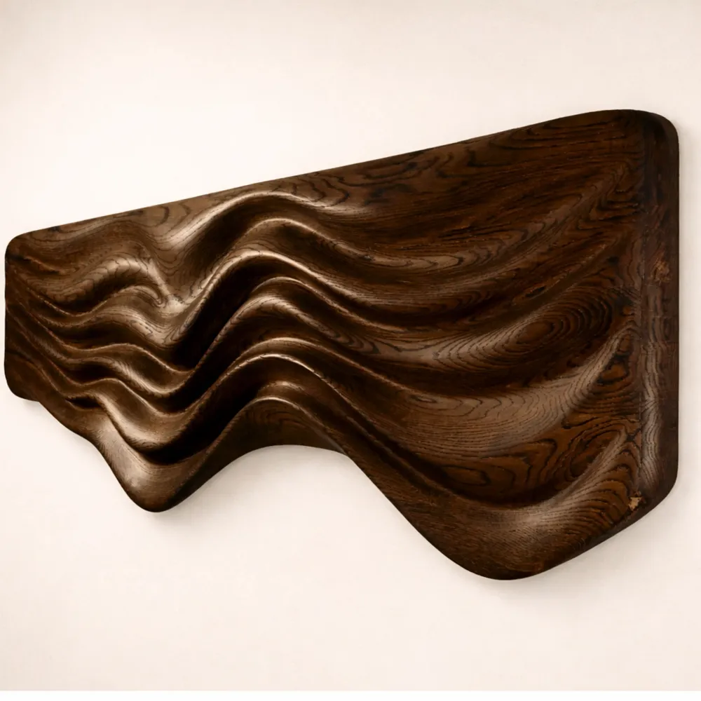 Objets de décoration - Poseidon | Sculpture Murale d’Exception | Chêne Européen Ma - NEXART