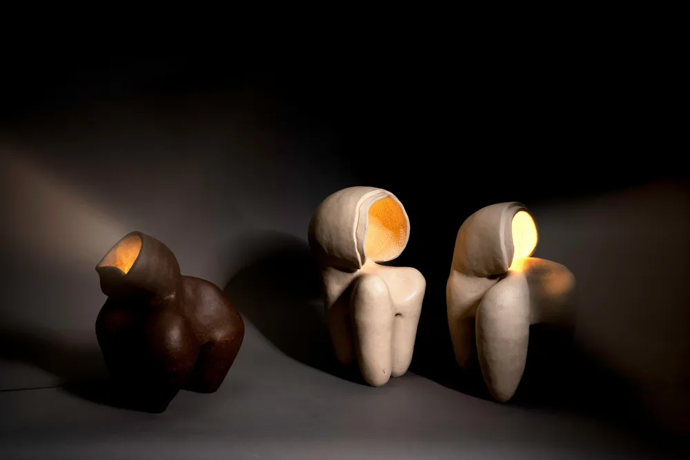 Table lamps - LUMA Lamp 02 - SIHAM DJEBBAR CERAMICS