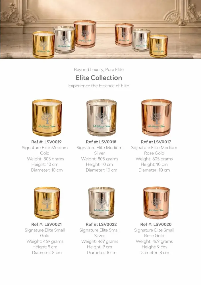 Verre d'art - Signature Elite Medium, doré rose - - LE SAVOIR VIVRE