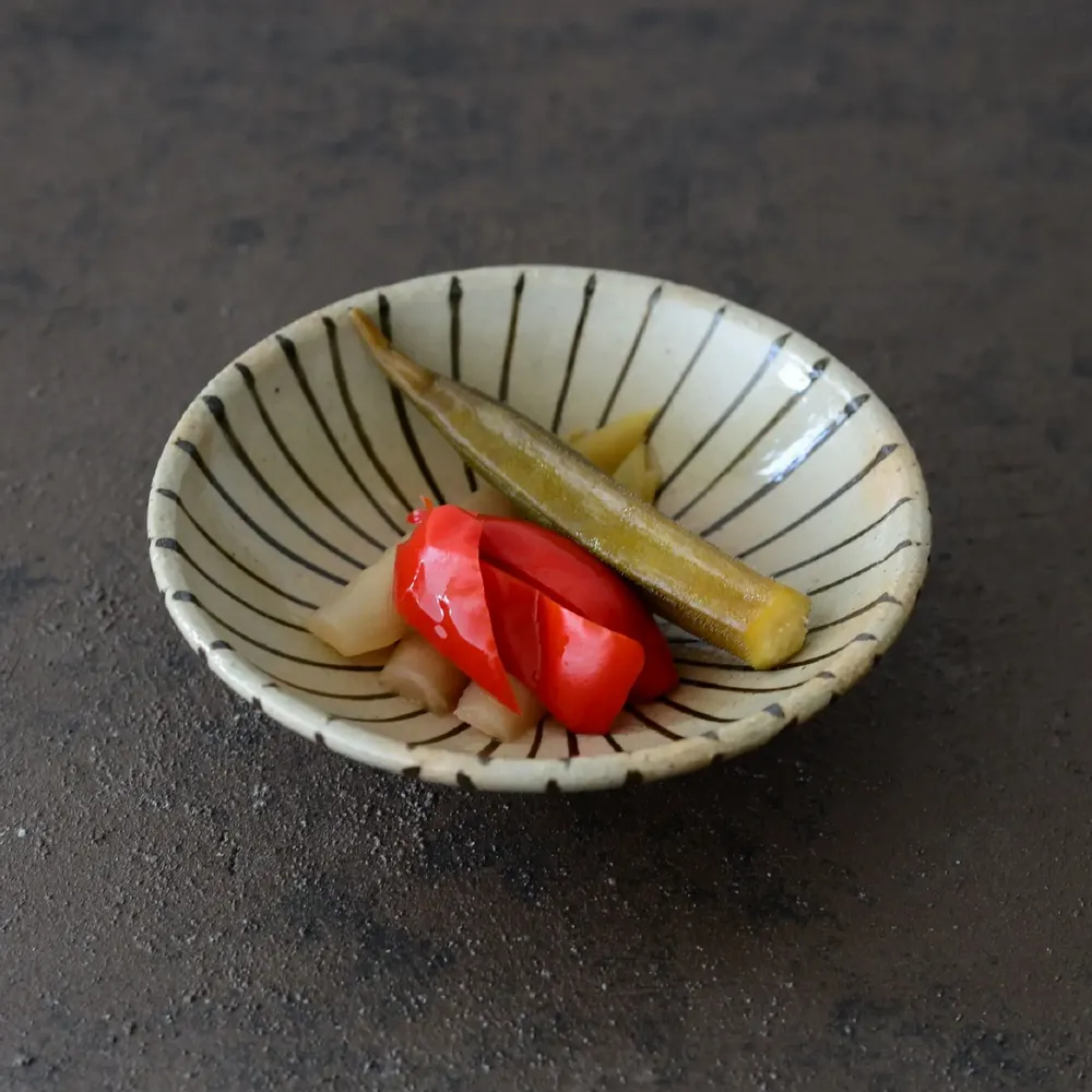 Bols - Tokusa - bol peu profond/bol à riz - MARUMITSU POTERIE