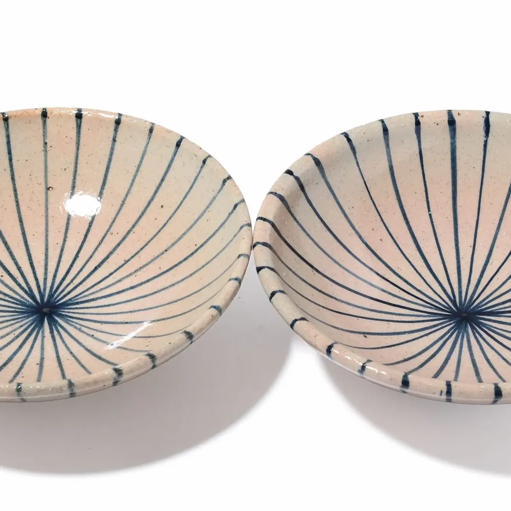 Bols - Tokusa - bol peu profond/bol à riz - MARUMITSU POTERIE