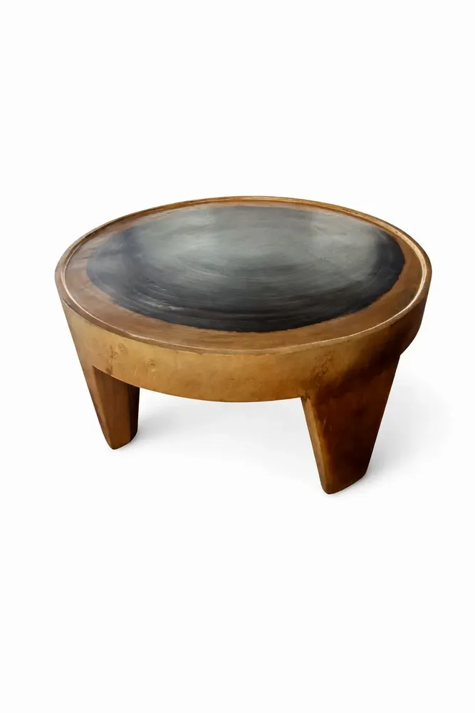 Tables basses - Table basse en SUAR diamètre 75 cm - EMPREINTE DU TEMPS