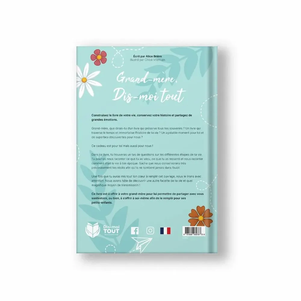 Gifts - Grandma, tell me everything gift book - DIS-MOI TOUT
