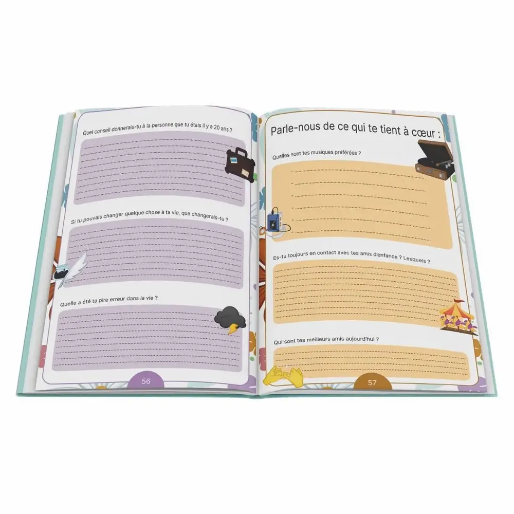 Gifts - Grandma, tell me everything gift book - DIS-MOI TOUT