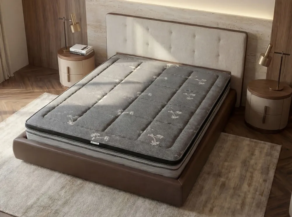 Hotel bedding - Hybrid mattress with natural latex and independent pocket springs 160x200 - ANGEL CERDÁ