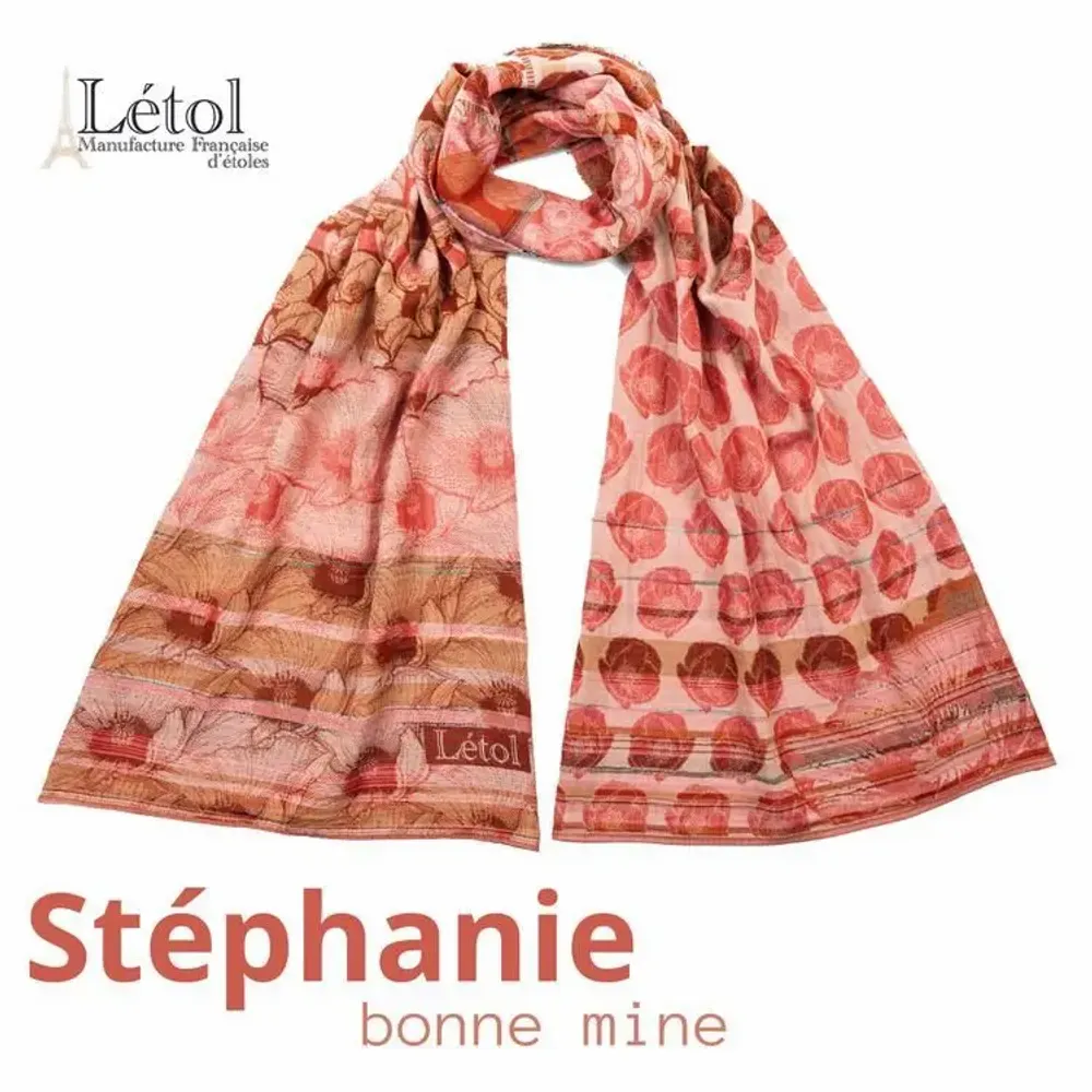 Foulards et écharpes - Etole Létol collection PE2026 - LÉTOL , MANUFACTURE FRANÇAISE D'ÉTOLES