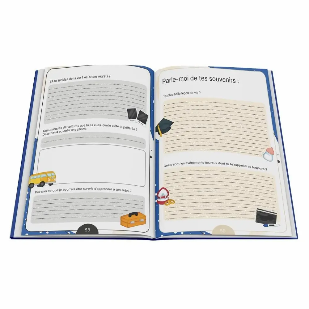 Gifts - Dad, tell me everything gift book - DIS-MOI TOUT