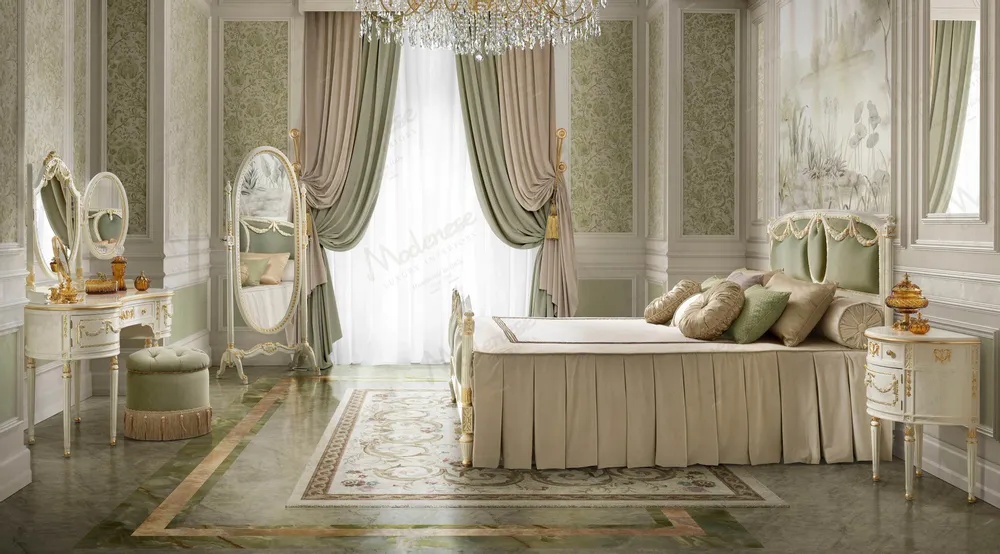 Beds - Timeless Bedroom - MODENESE LUXURY FURNITURE