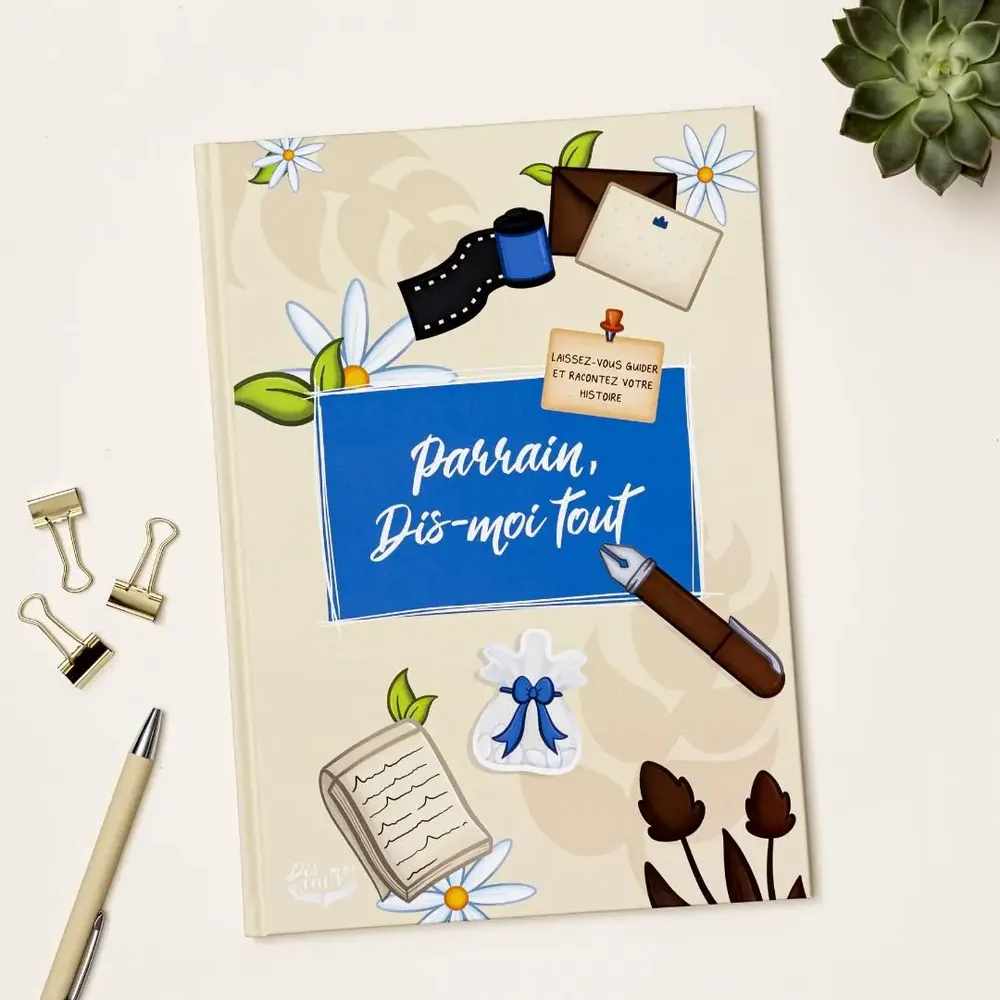 Gifts - Godfather gift book, tell me everything - DIS-MOI TOUT