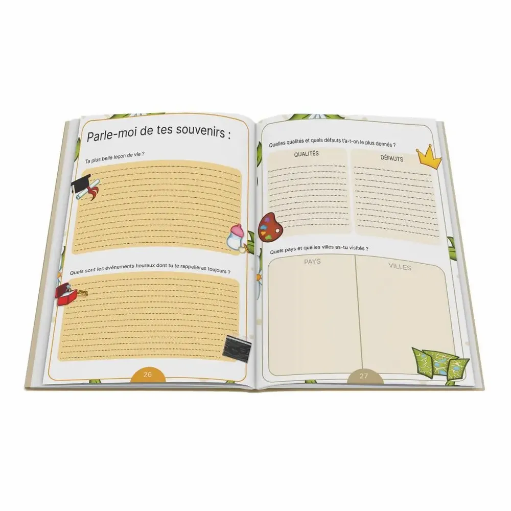 Gifts - Godfather gift book, tell me everything - DIS-MOI TOUT