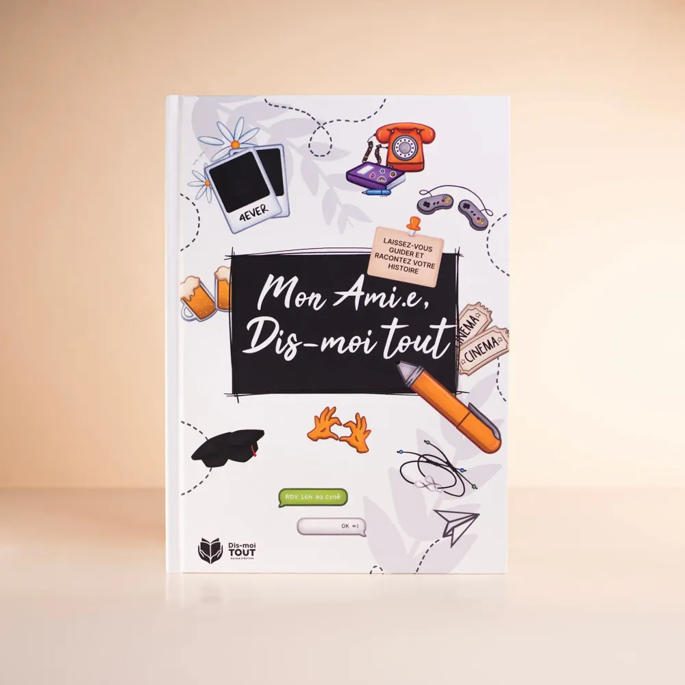 Gifts - Gift book My friend, tell me everything - DIS-MOI TOUT