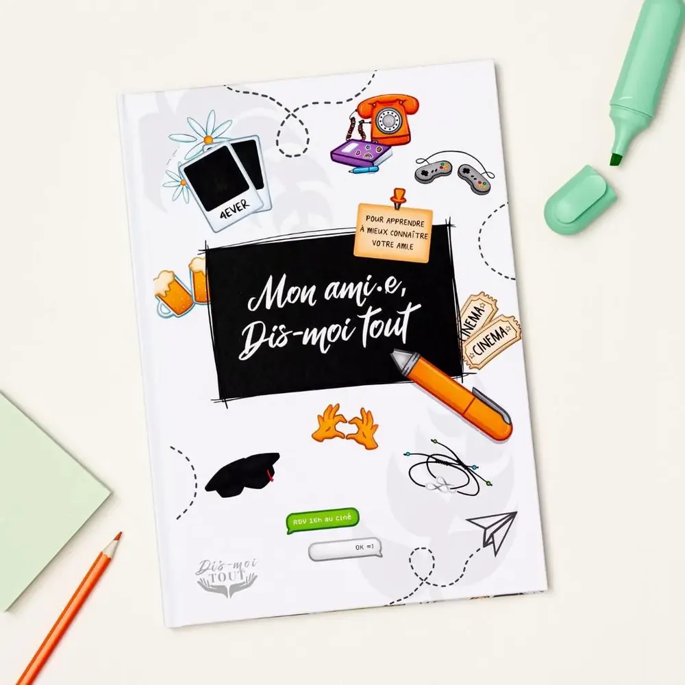 Gifts - Gift book My friend, tell me everything - DIS-MOI TOUT