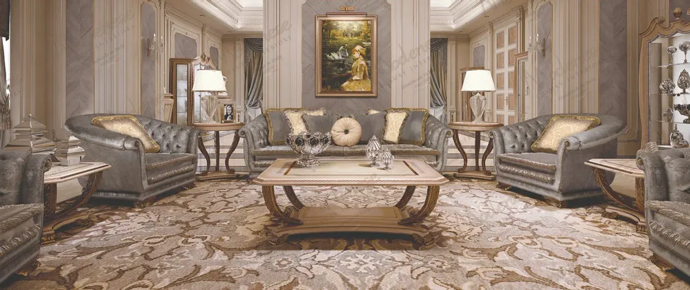 Sofas - Heritage Living Set - MODENESE LUXURY FURNITURE