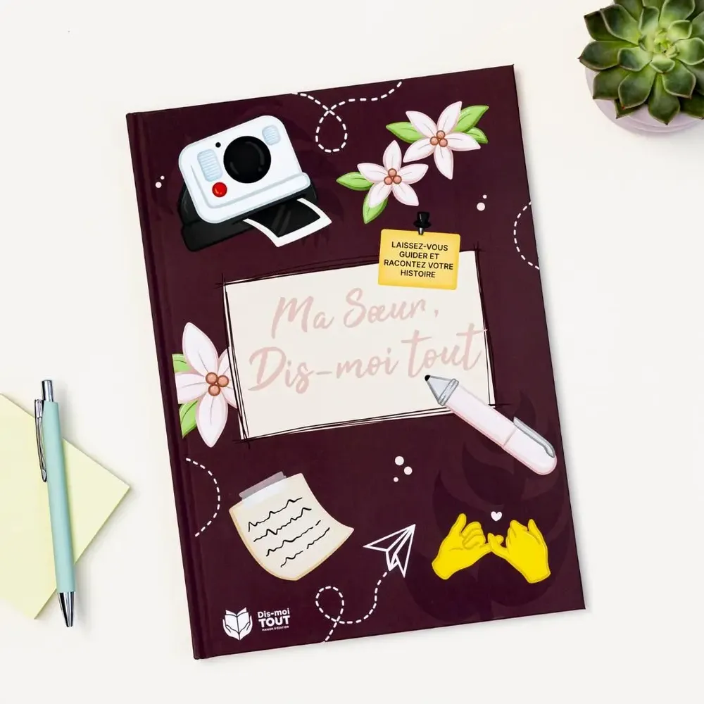 Gifts - My sister, tell me everything gift book - DIS-MOI TOUT