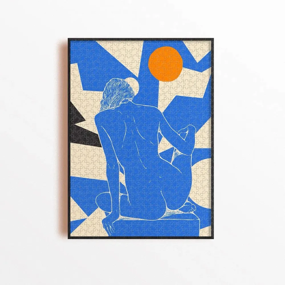 Other wall decoration - 1000 piece puzzle - Peau Bleue - PIECE & LOVE