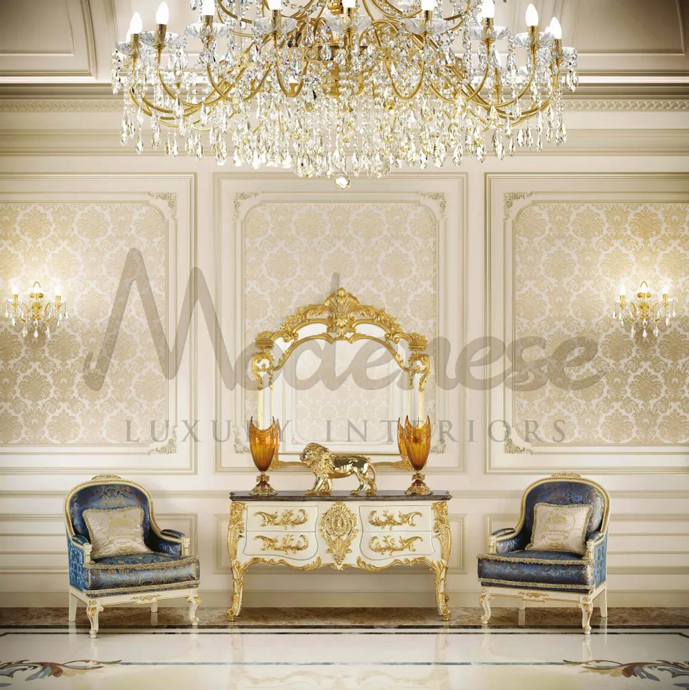 Canapés - Royal Midnight Moon Living Set - MODENESE LUXURY FURNITURE